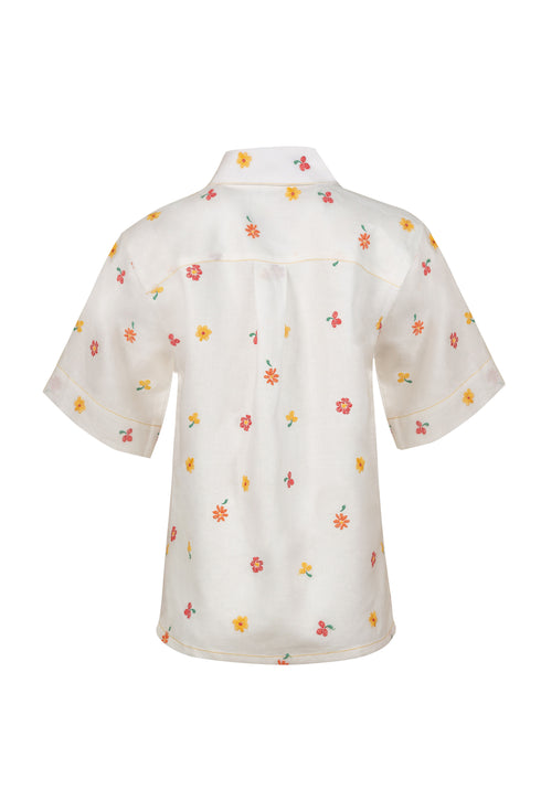 Camisa de Botones Holiday Cherry Tomate